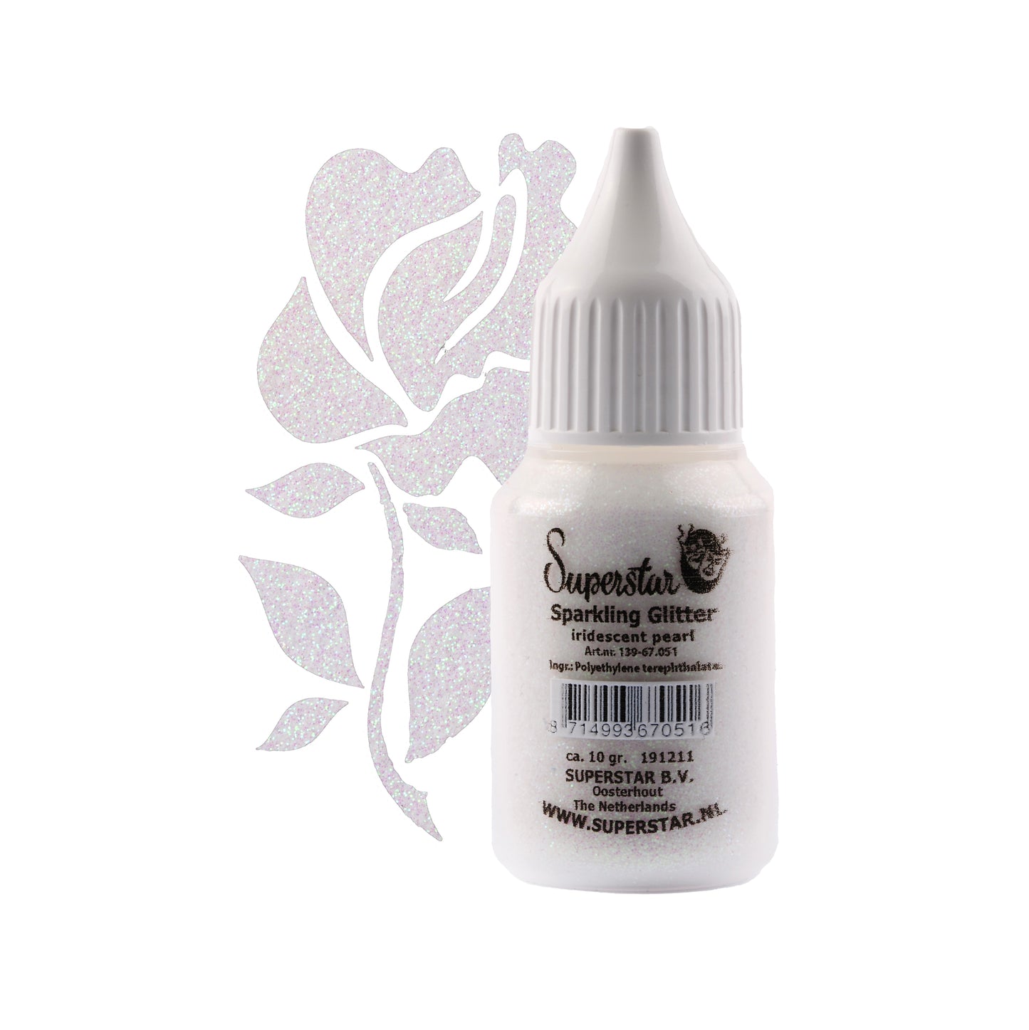 Superstar Sparkling Glitter Iridescent Pearl