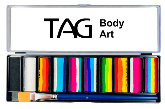 TAG Body Art | One Stroke Palette | 10 x 10g
