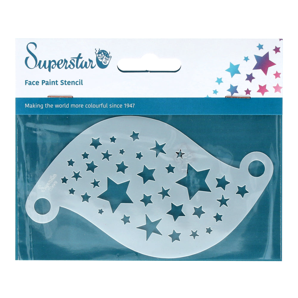Superstar | Face Paint Stencil STARS