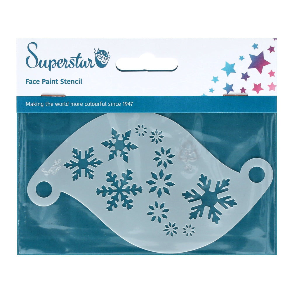 Superstar | Face Paint Stencil SNOWFLAKES