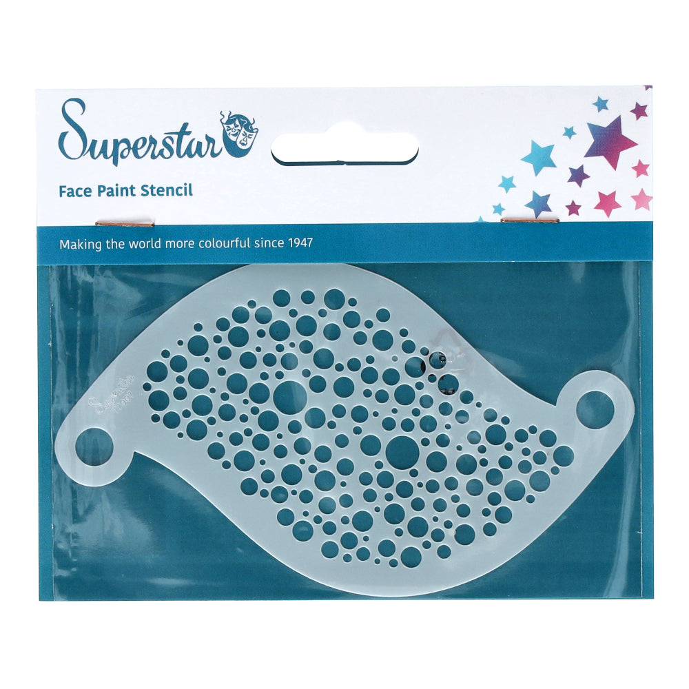 Superstar | Face Paint Stencil BUBBLE