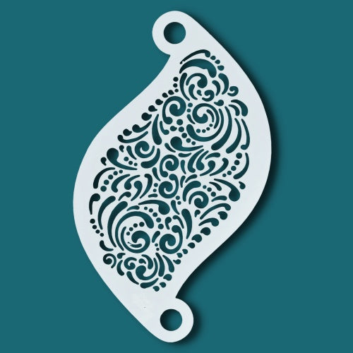 Superstar | Face Paint Stencil CURLY WURLY