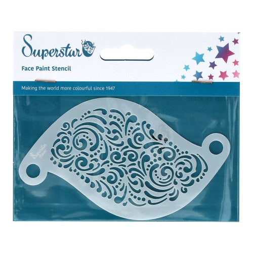 Superstar | Face Paint Stencil CURLY WURLY