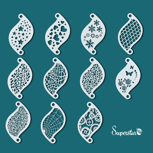 Superstar | Face Paint Stencil Set 1