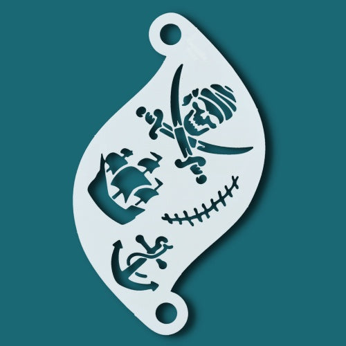 Superstar | Face Paint Stencil PIRATE