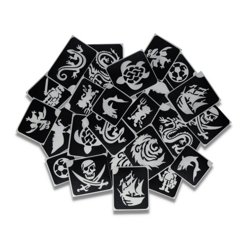 Superstar | Adventure XL Glitter Tattoo Stencils (24 pcs)