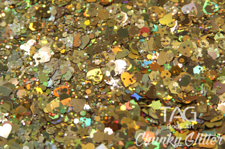 TAG Body Art | Gold Chunky Glitter | 10g