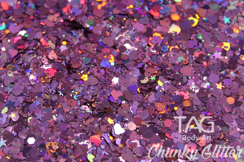 TAG Body Art | Pink Chunky Glitter | 10g