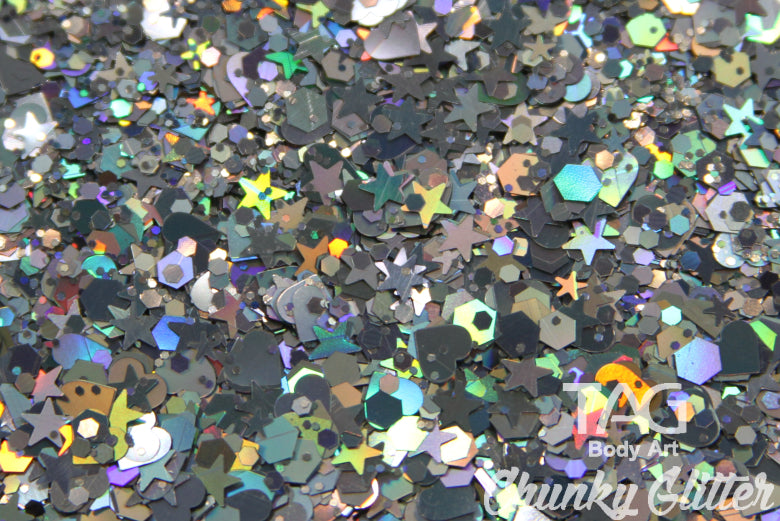 TAG Body Art | Silver Chunky Glitter | 10g
