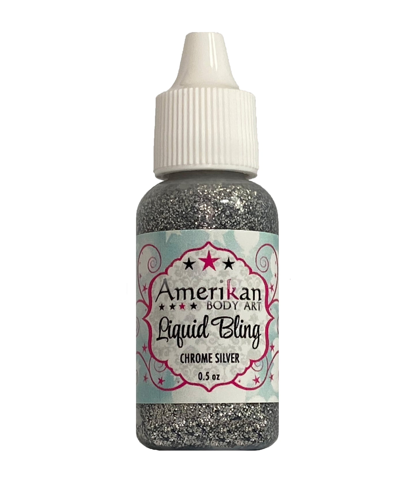 Amerikan Body Art | Chrome Silver Liquid Bling 1/2oz