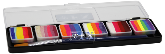 Diamond FX Face Paint | Splitcake Palette GLOW - Touch of Neon (6x6g)
