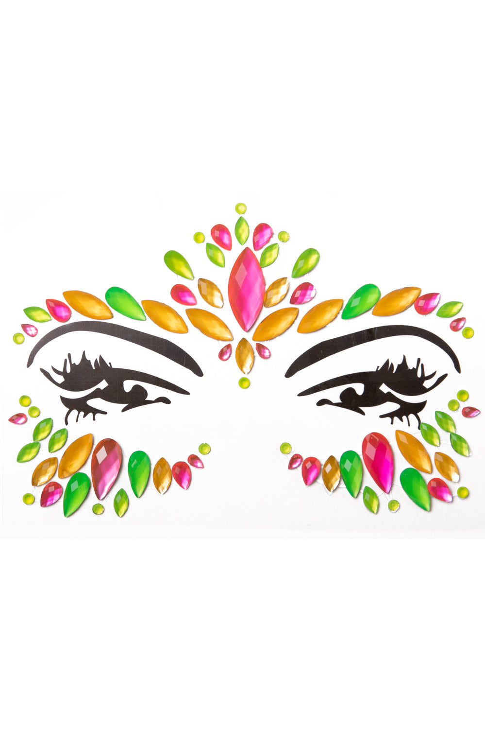 Neon Glow Face Sticker