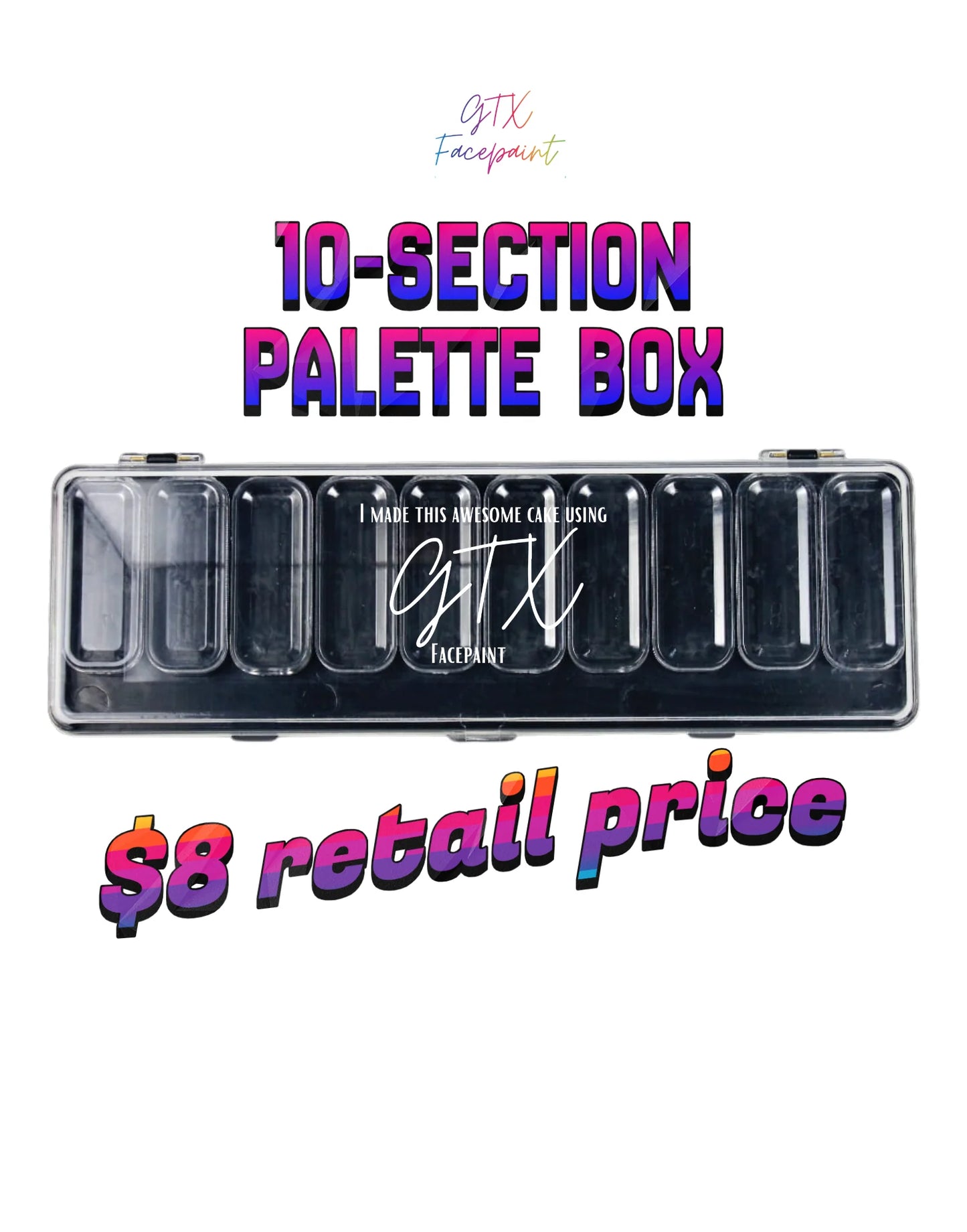 GTX | Palette Box | 10-section