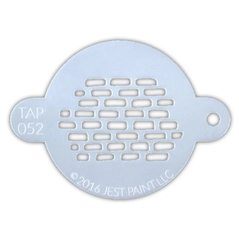 TAP 052 Face Painting Stencil | Bricks