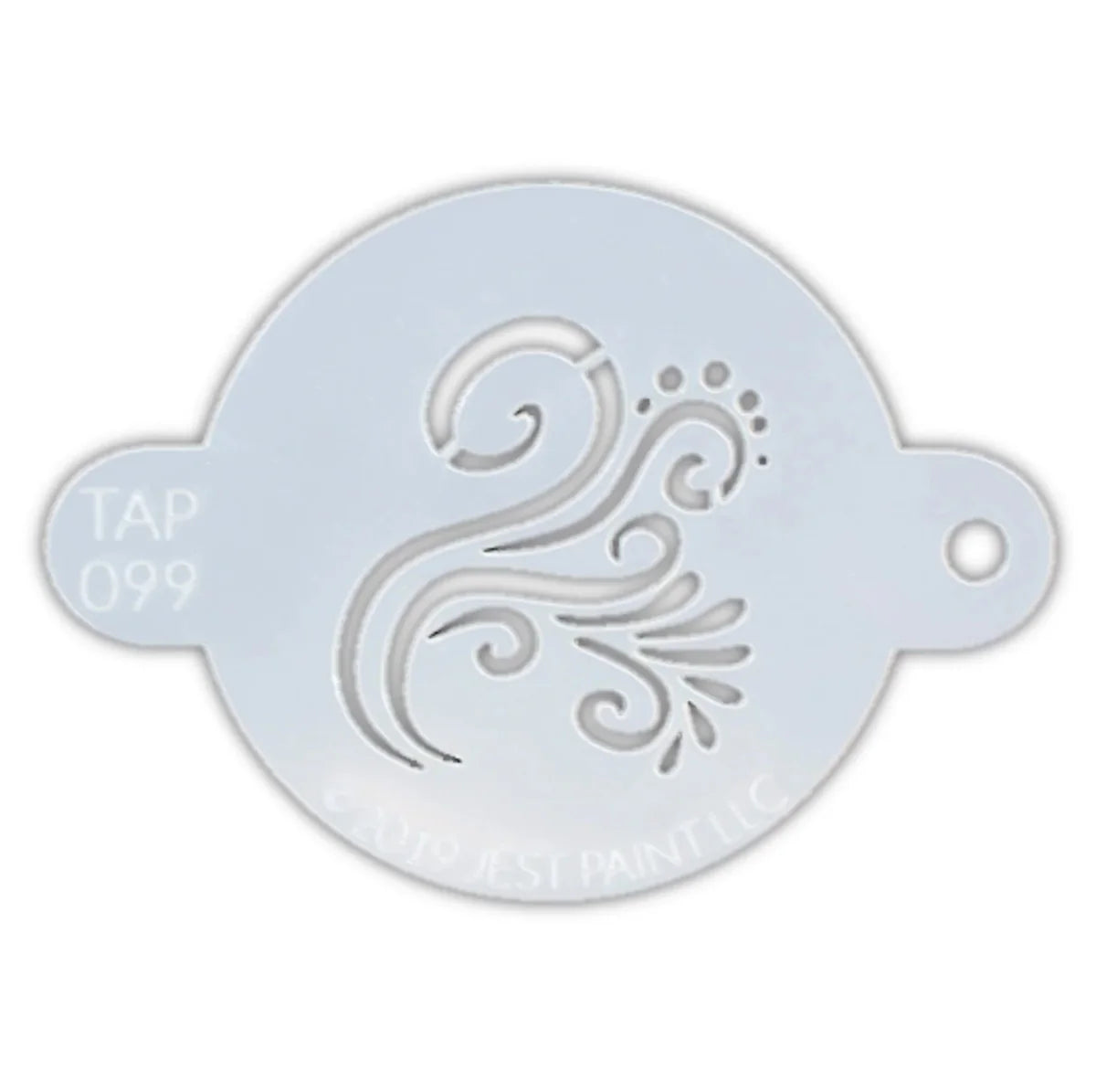 TAP 099 Face Painting Stencil | Swirly Detail | NEW