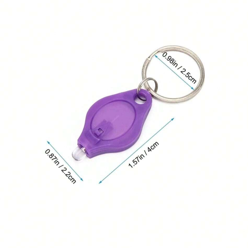 UV Keychain Light Dimensions