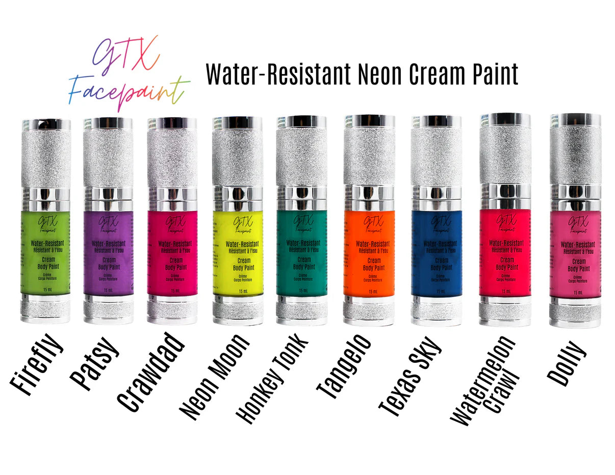 GTX Facepaint | Water-Resistant Cream - 9 Colours | NEON