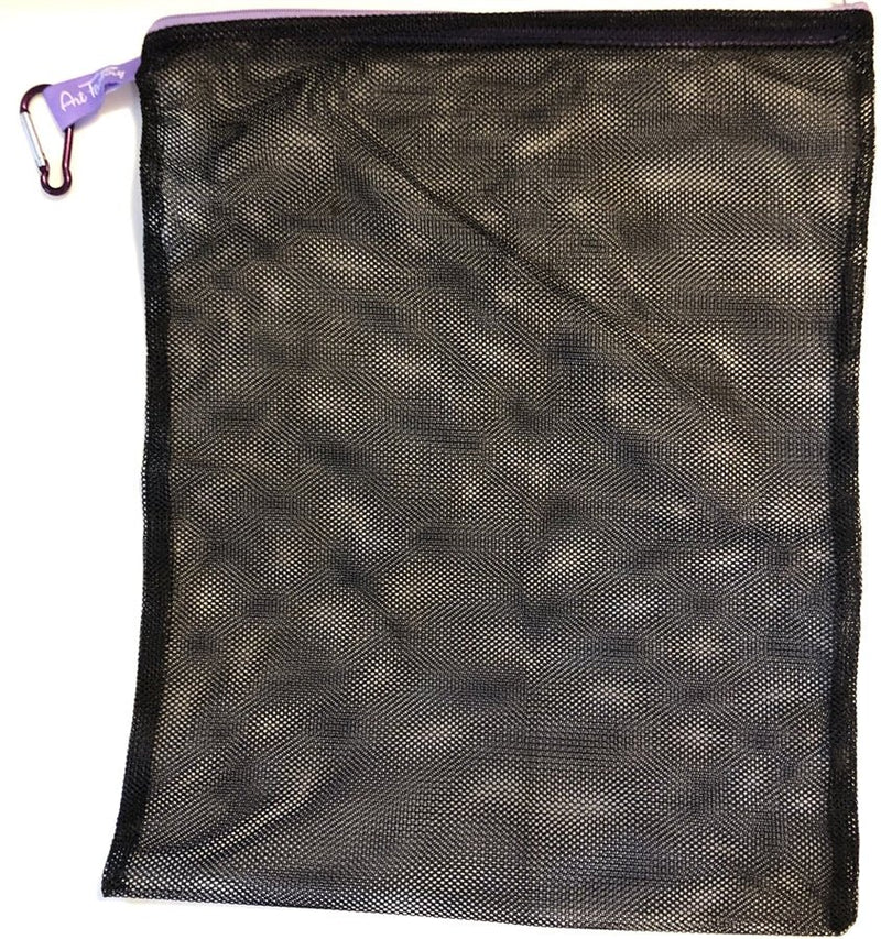 Art Factory | Black Mesh Sponge Bag with Carabiner