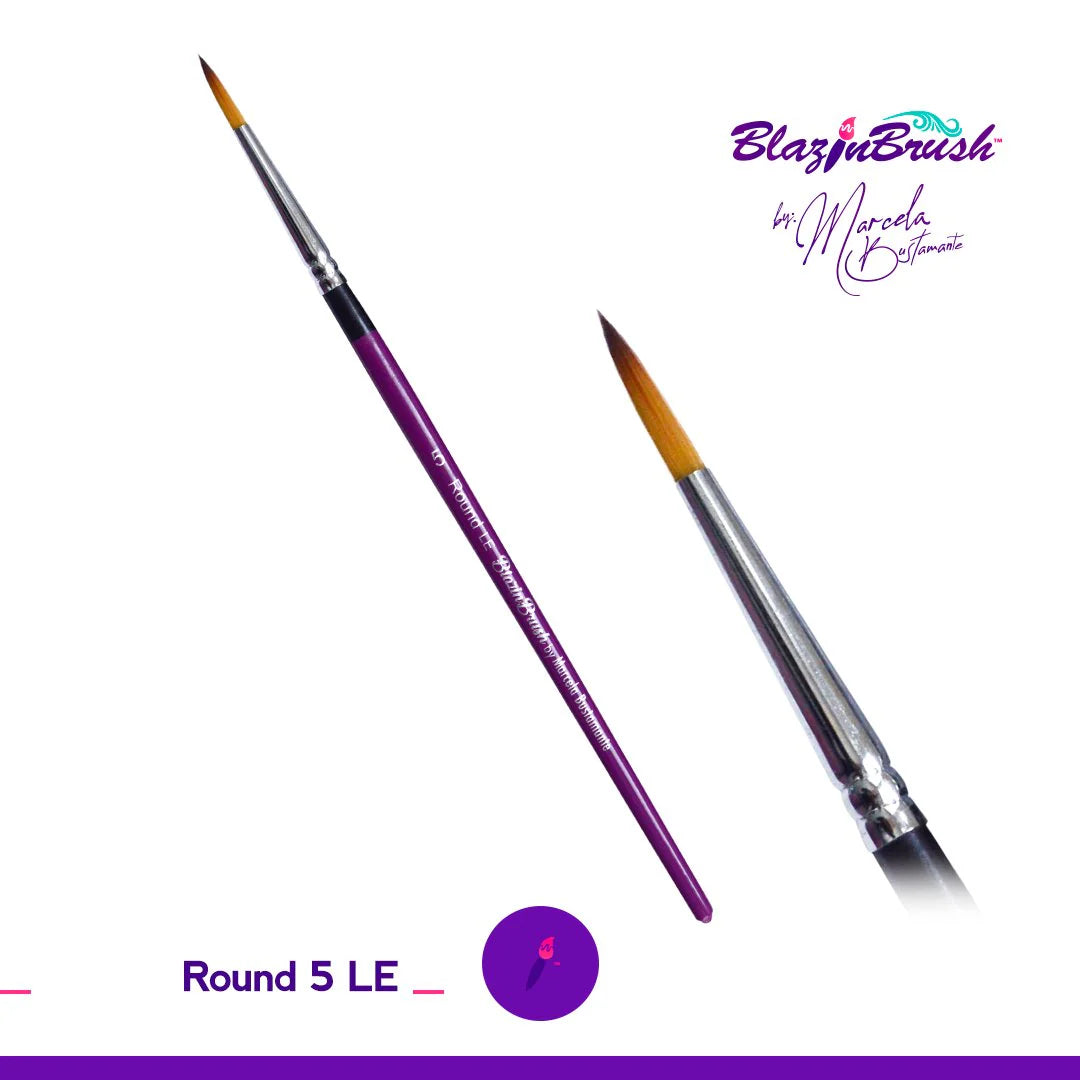 Blazin Face Painting Brush by Marcela Bustamante | Round 4 Limited Edition