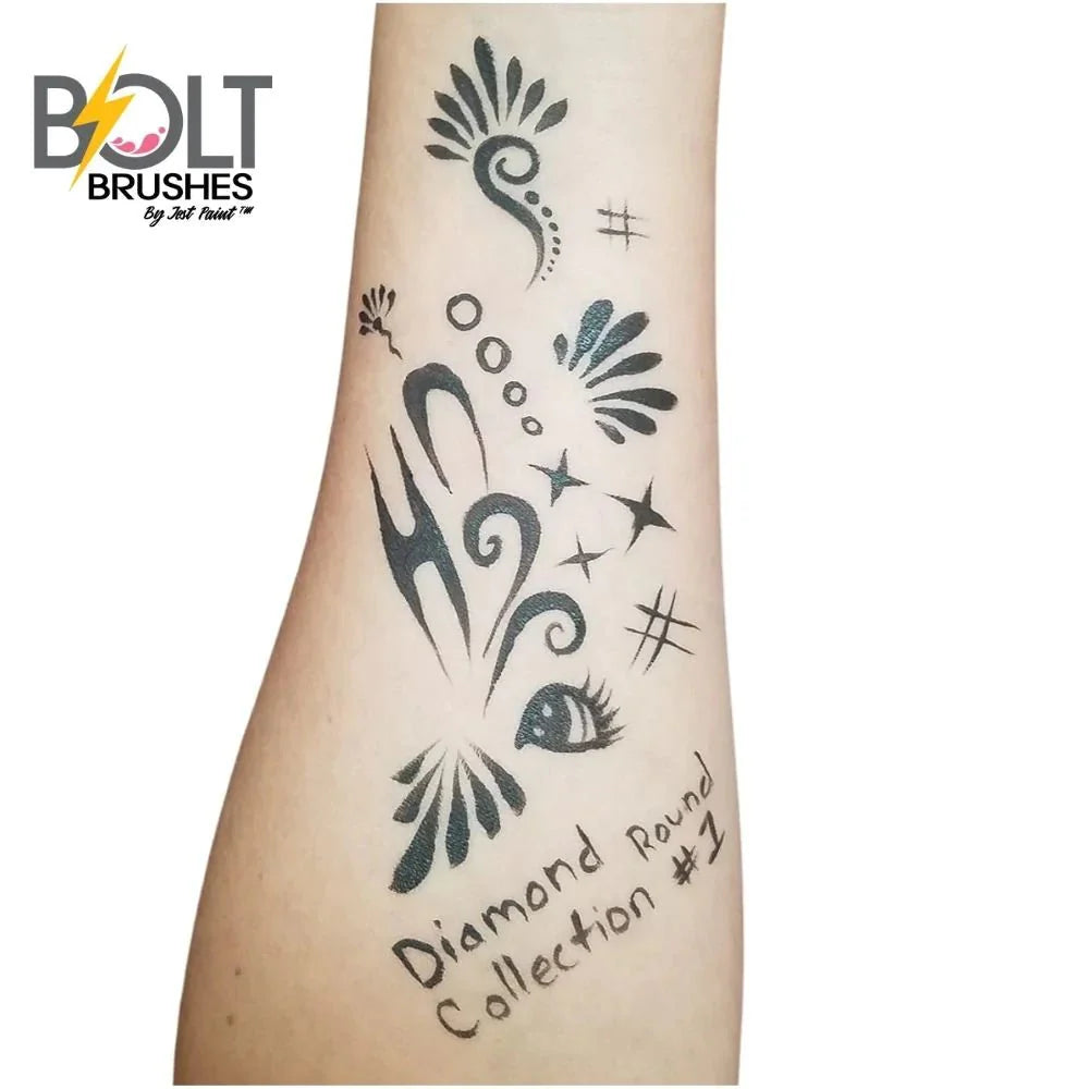 BOLT | Face Painting Brushes | Diamond Collection - Round #1