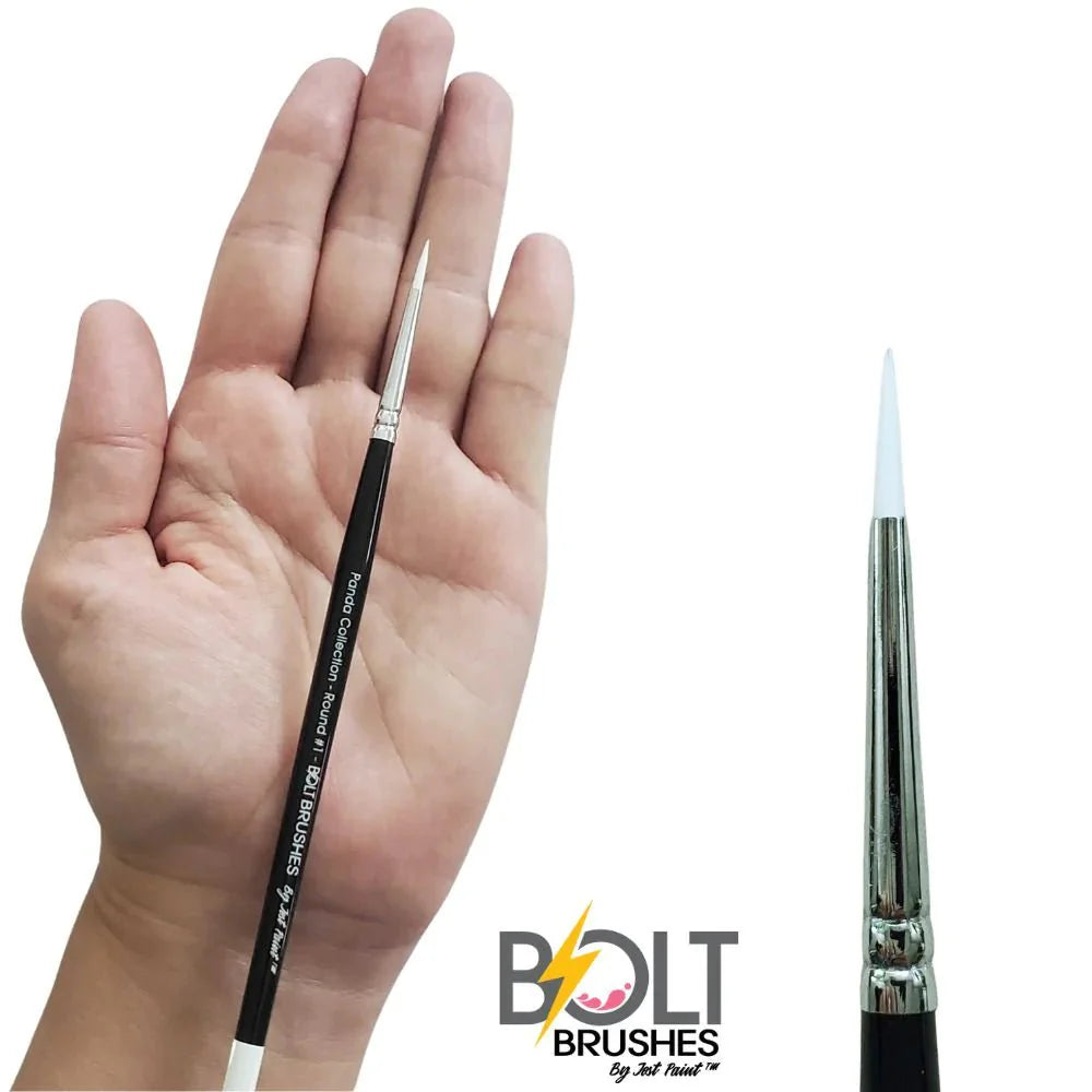 BOLT | Face Painting Brushes | Panda Collection - Round #1