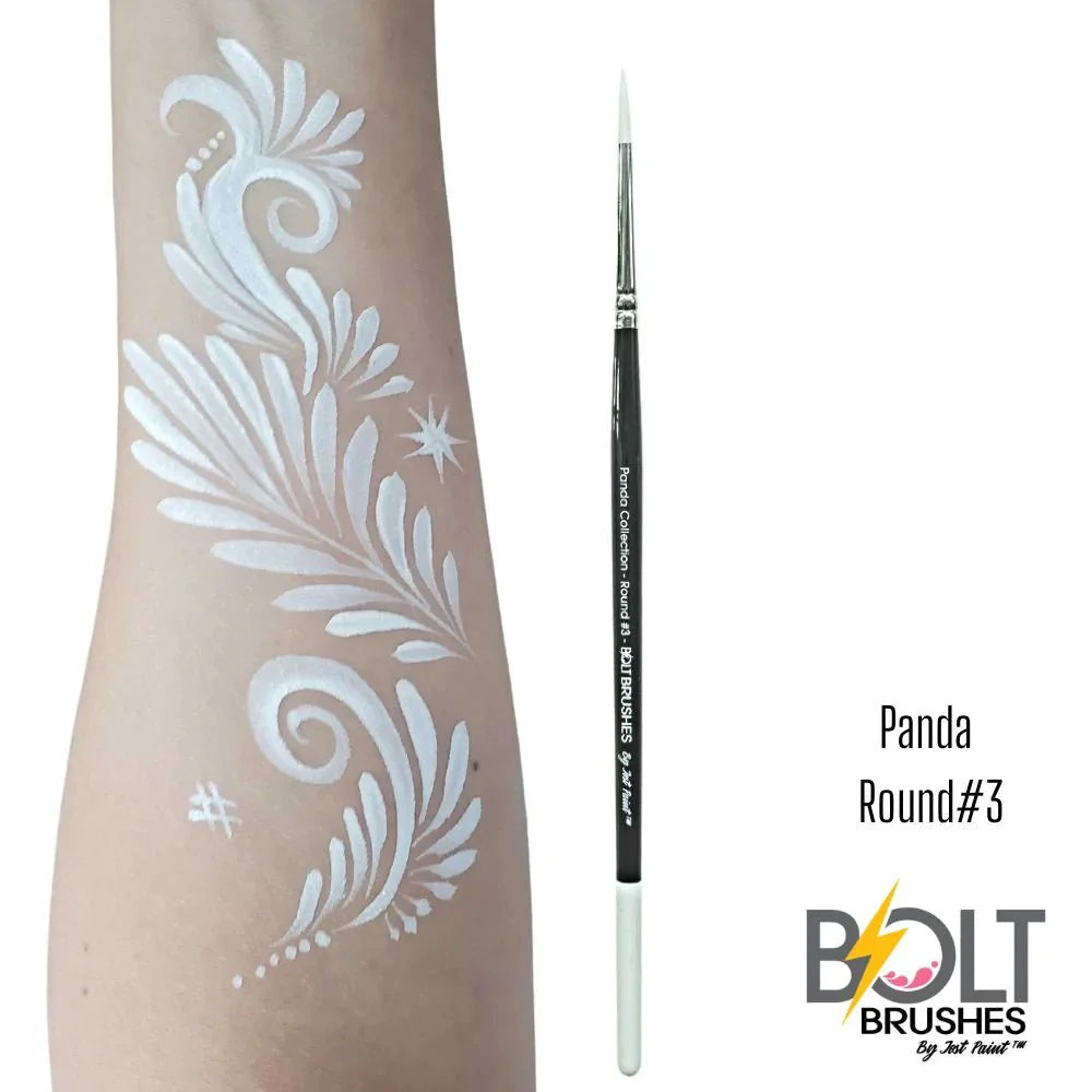BOLT | Face Painting Brushes | Panda Collection - Round #3