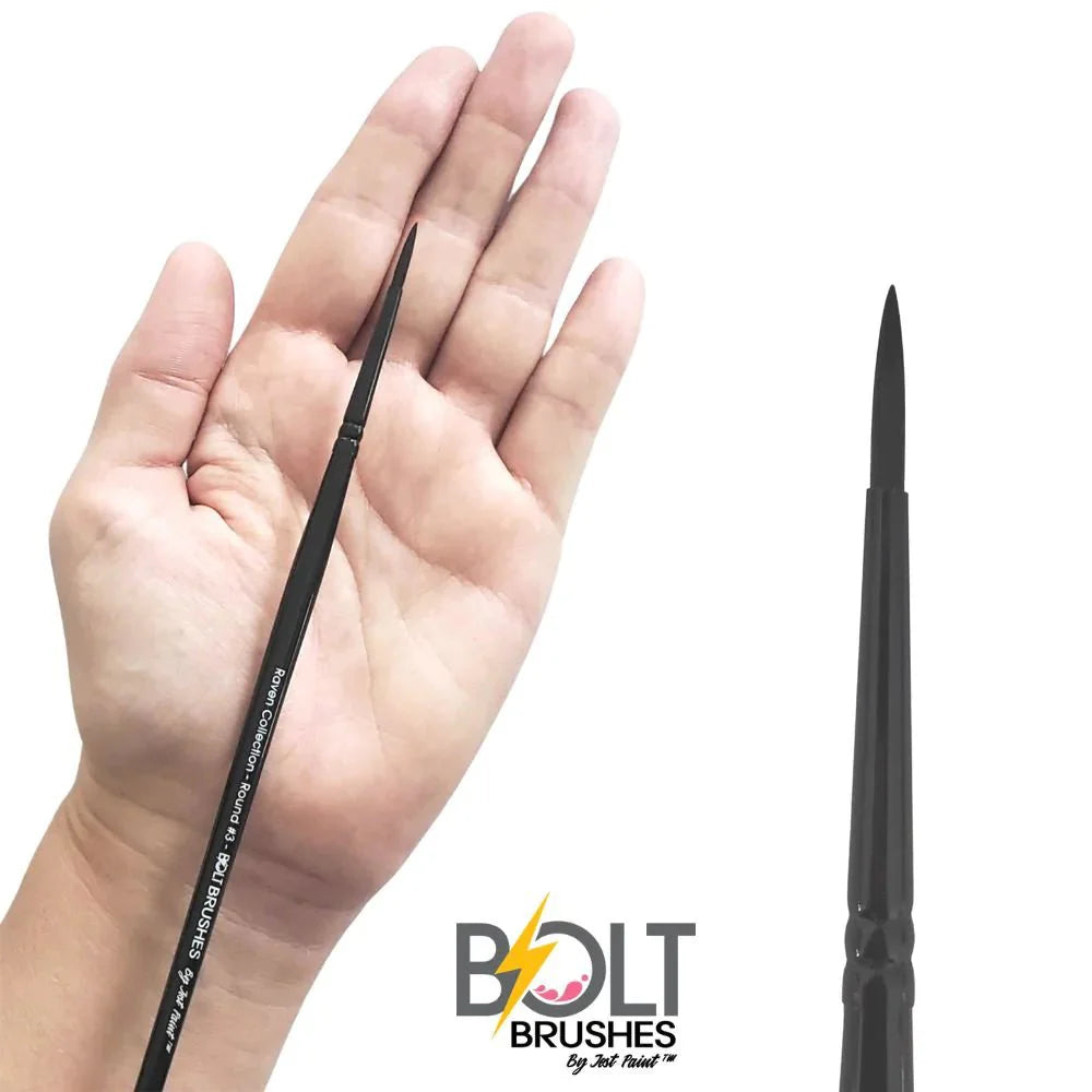 BOLT | Face Painting Brushes | Raven Collection - Round #1