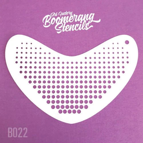 Boomerang Face Paint Stencil by Art Factory | Halftone - B022
