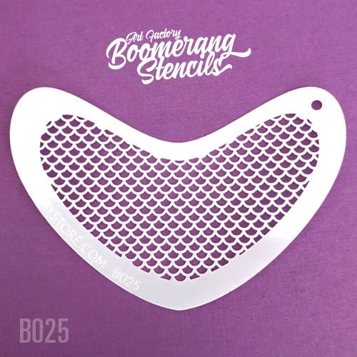 Boomerang Face Paint Stencil by Art Factory | Small Scale - B025