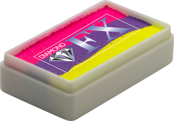 Diamond FX Face Paint | Splitcake Neon Disco | 28g