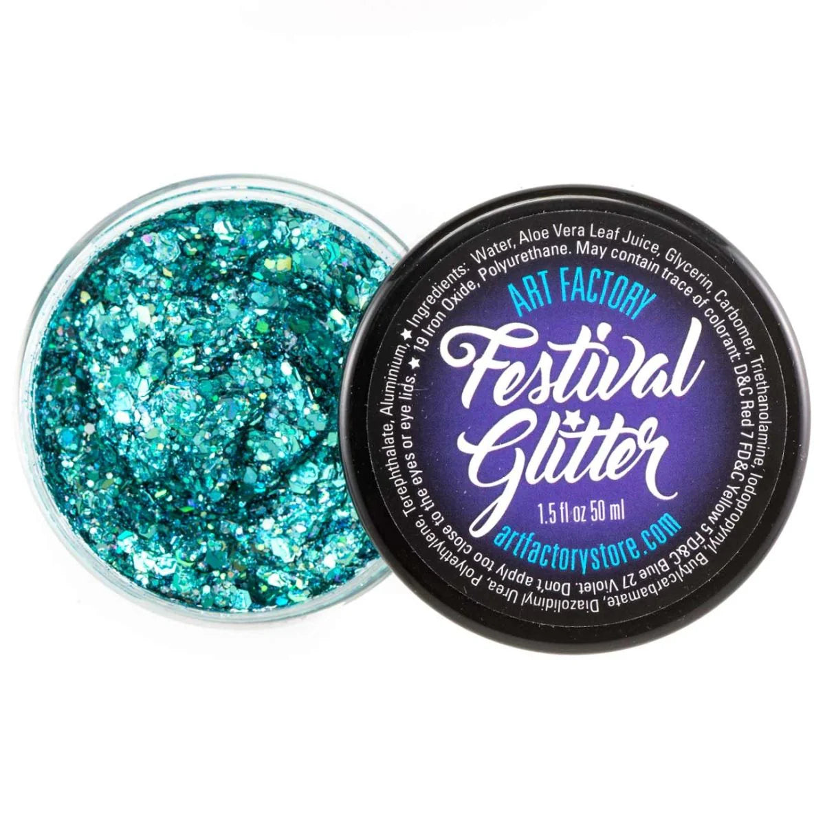 Festival Chunky Glitter Gel | Blue Lagoon 35mL