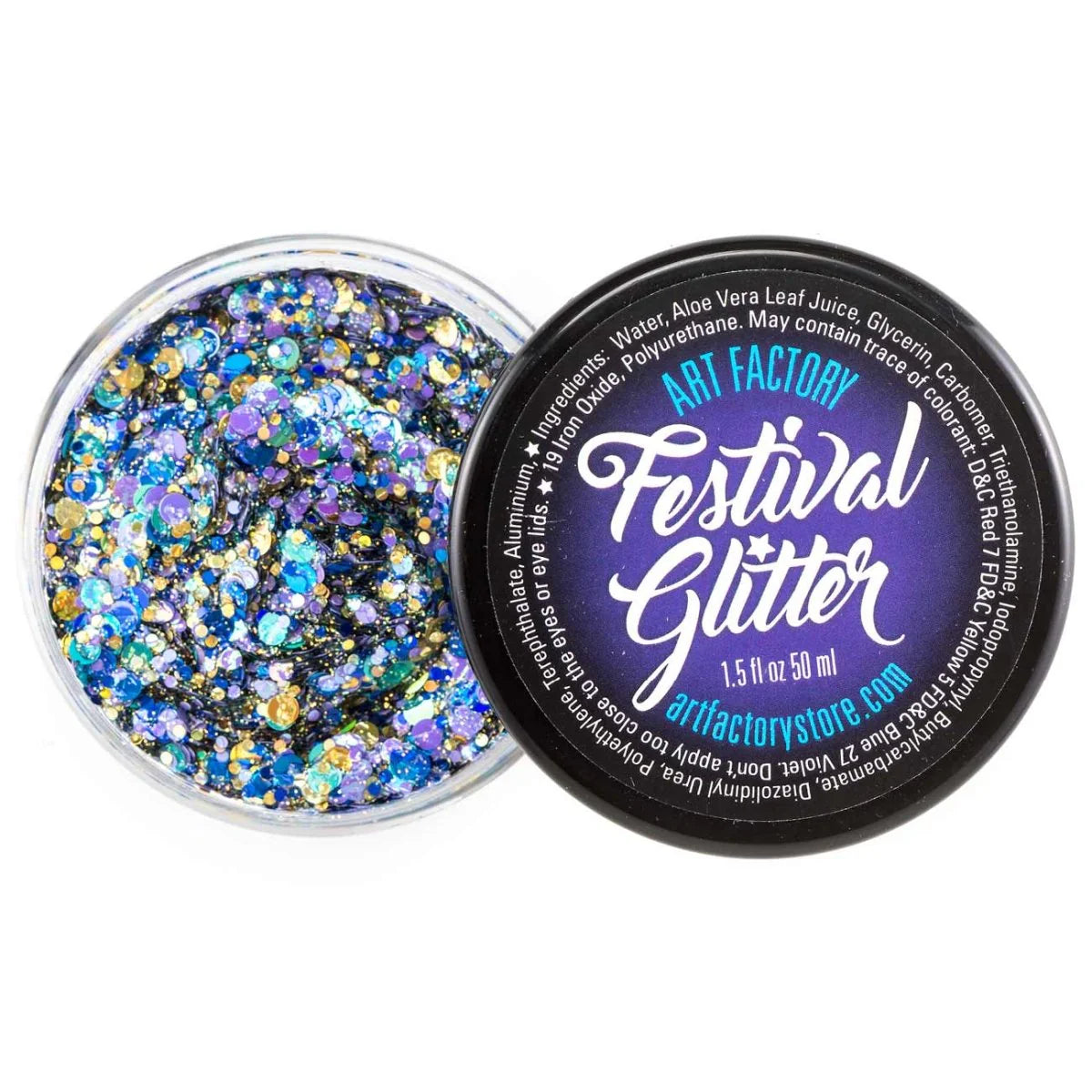 Festival Chunky Glitter Gel | Peacock 35mL