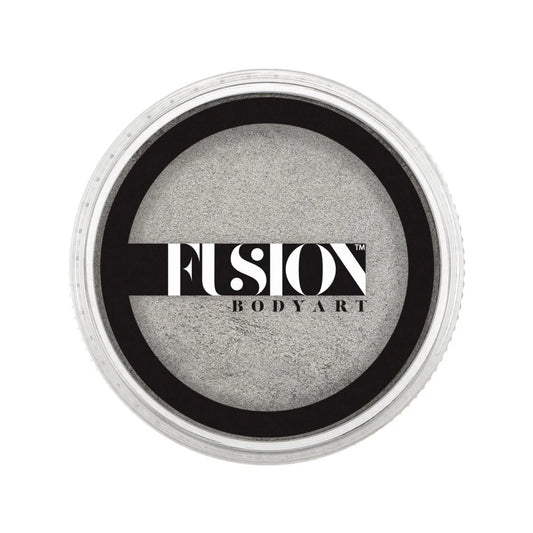 Fusion Body Art Face Paints | Pearl Metallic Silver | 32g