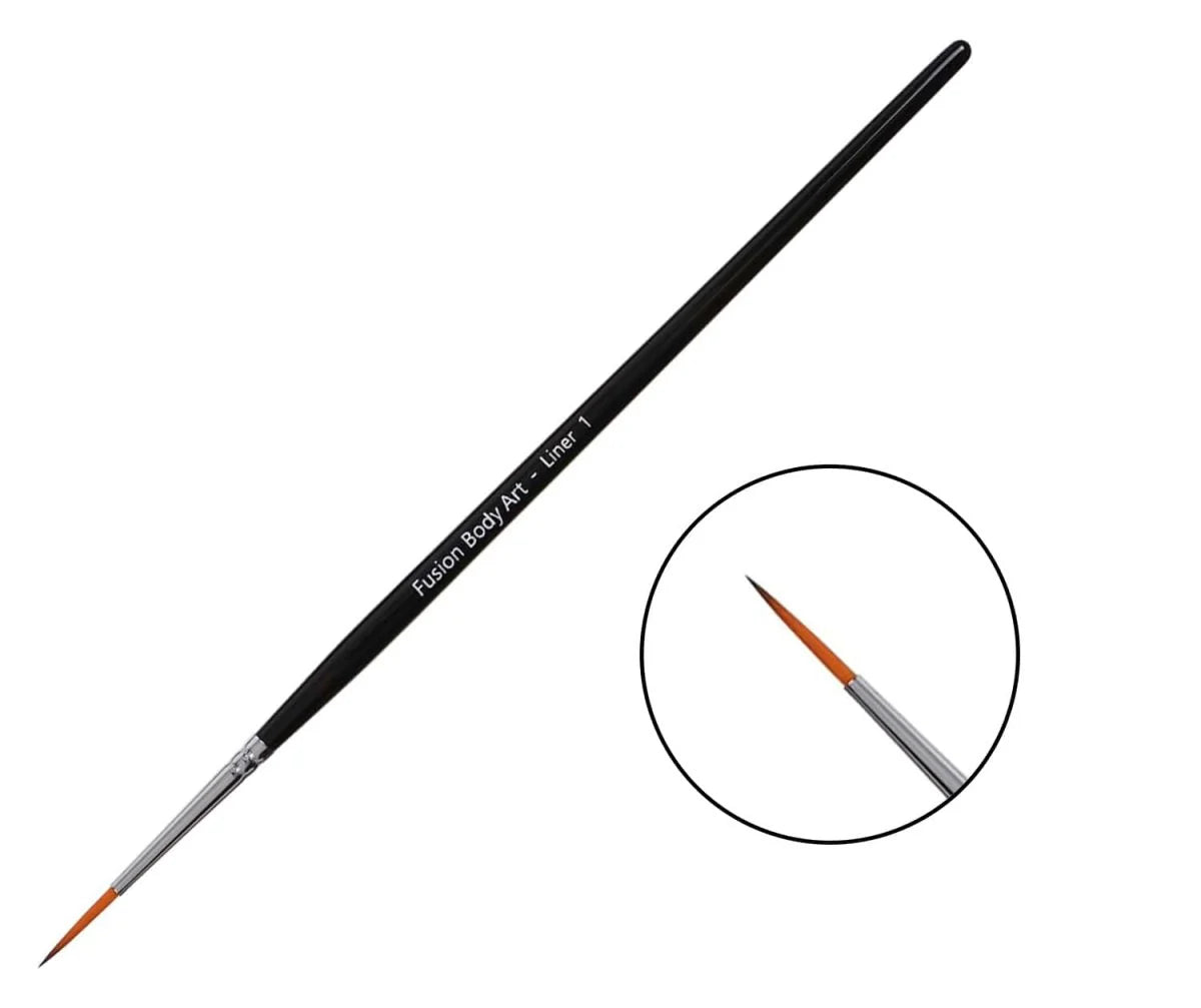 Fusion Body Art | Professional Face Paint Brush - Liner 1