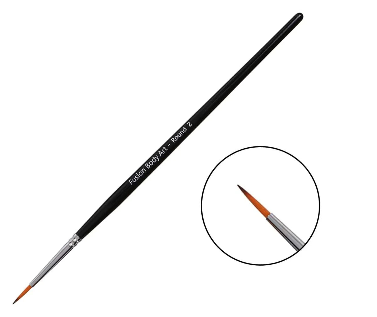 Fusion Body Art | Professional Face Paint Brush – Round 2