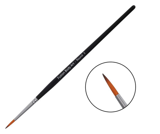 Fusion Body Art | Professional Face Paint Brush – Round 3