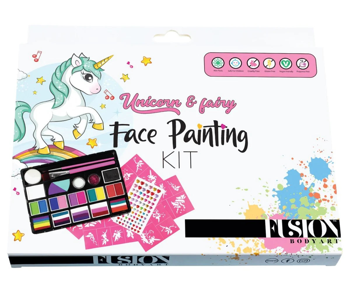 Fusion Body Art | Unicorn & Fairy Face Painting Kit