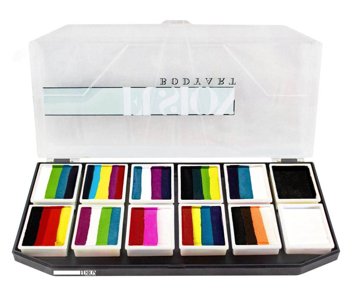 Fusion Face Painting Palette – Rainbow Explosion