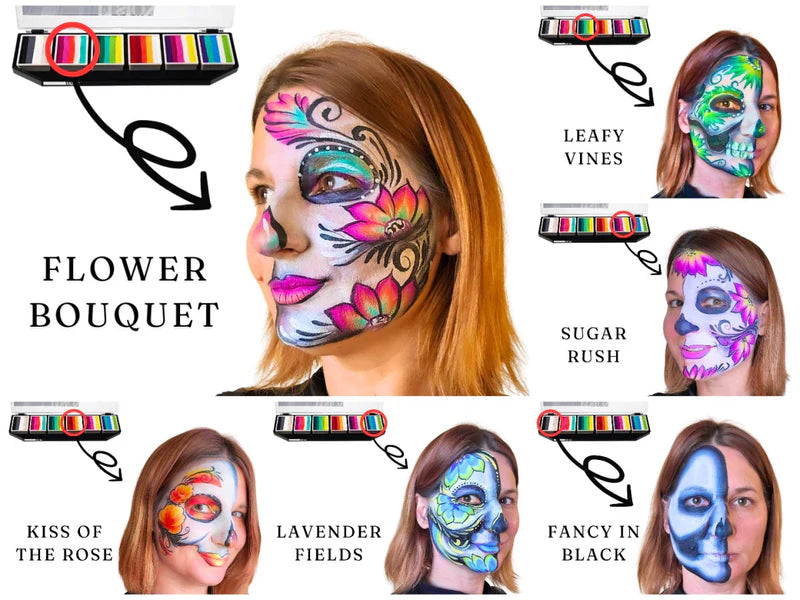 Fusion Face Painting Palette – Sugar Skull