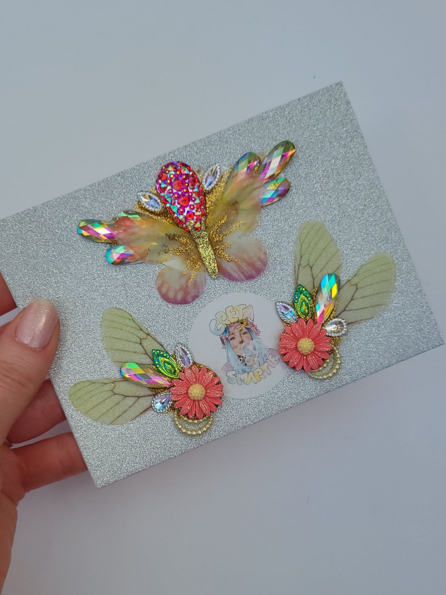 Greta Smartie | Festival Butterfly Bling | 3 pack | Style D