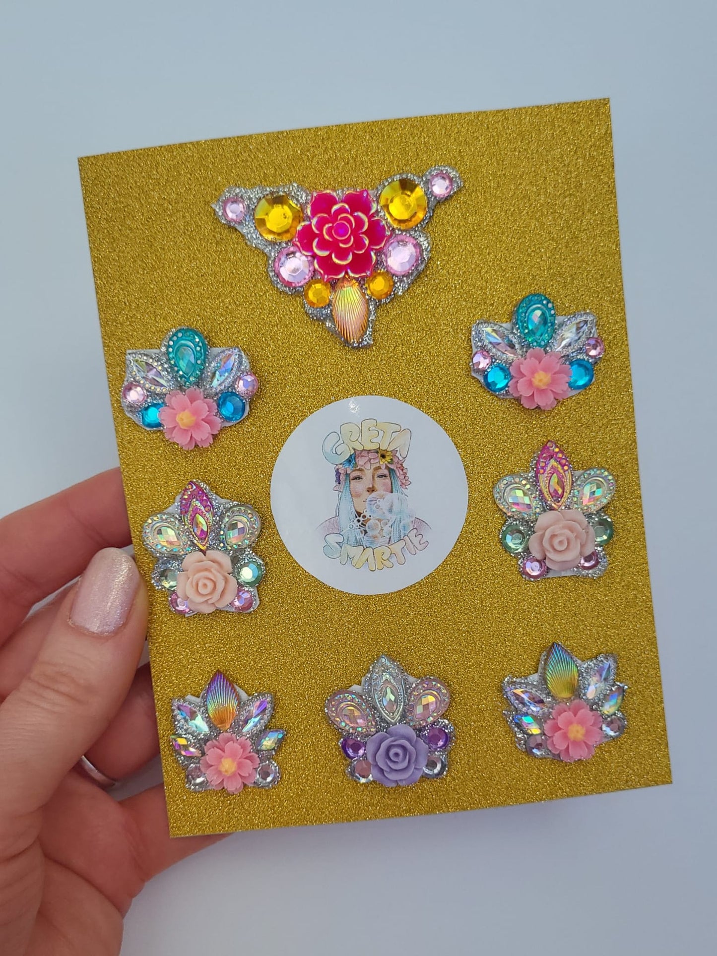 Greta Smartie | Flower Princess Bling | 8 pack
