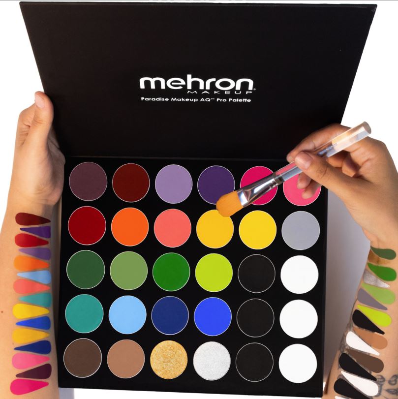 Mehron Paradise Makeup AQ | 30-Color | Easy Refill Palette
