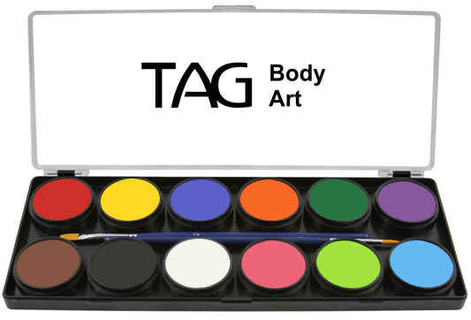 TAG Body Art | Regular Palette 12 x 10g Face and Body Paint