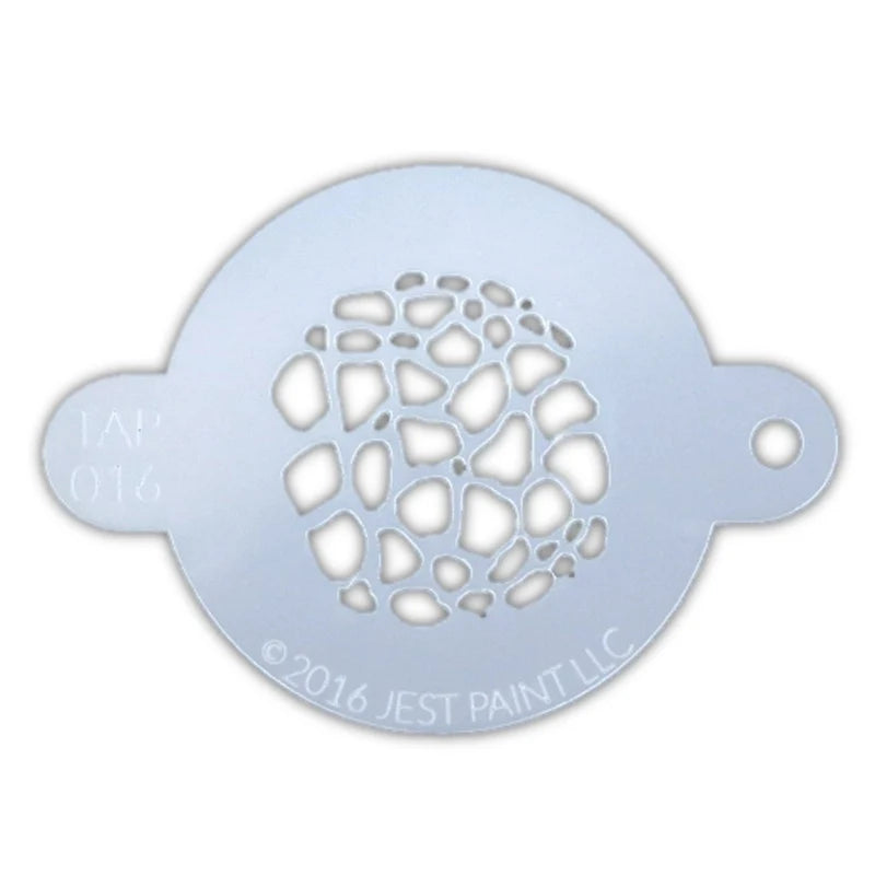 TAP 016 Face Painting Stencil | Organic Scales