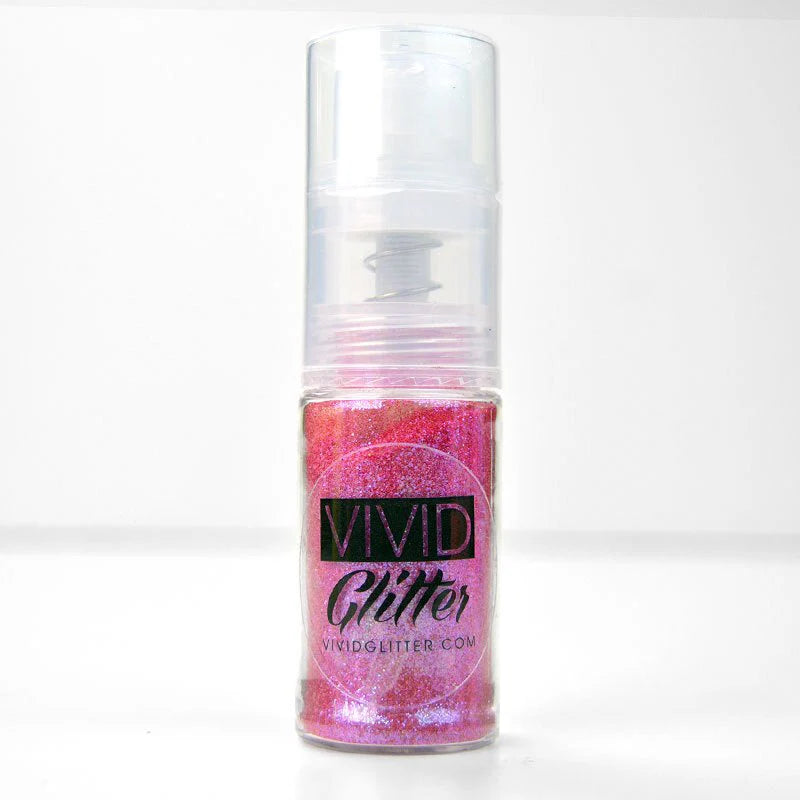 VIVID Glitter | Fine Mist Glitter Spray Pump | Hot Pink 14ml