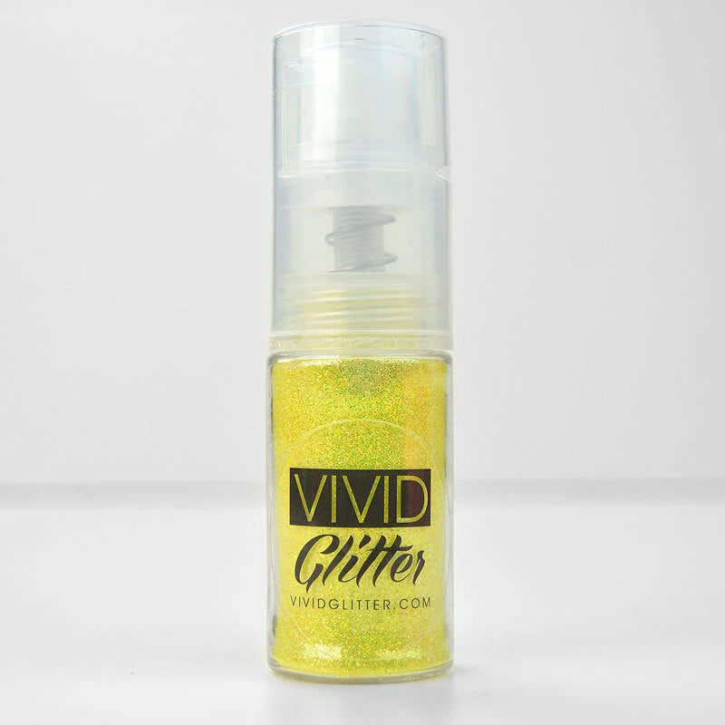 VIVID Glitter | Fine Mist Glitter Spray Pump | Lemonade 14ml