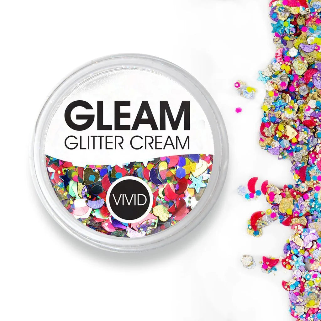 VIVID Glitter | GLEAM Glitter Cream | Festivity 10g Jar