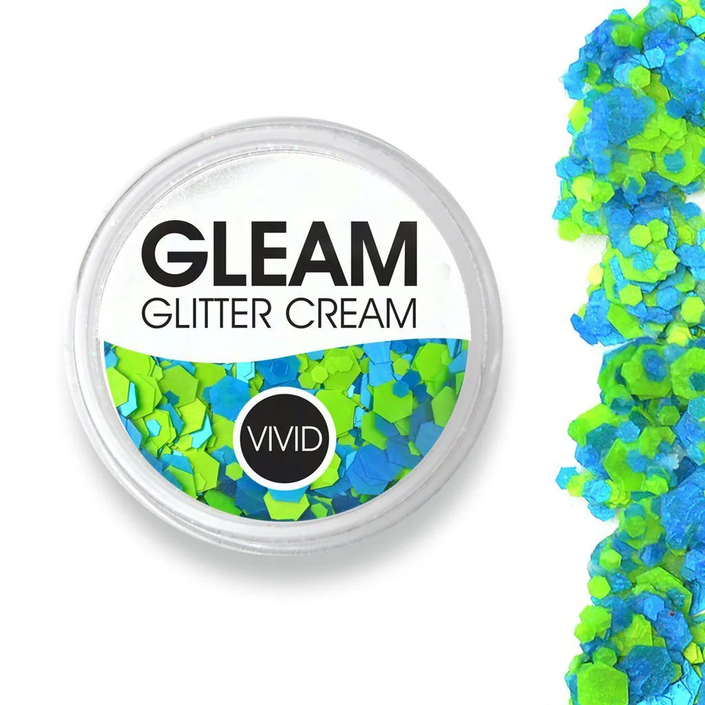 VIVID Glitter | GLEAM Glitter Cream | Nu-Ocean UV 7.5g Jar