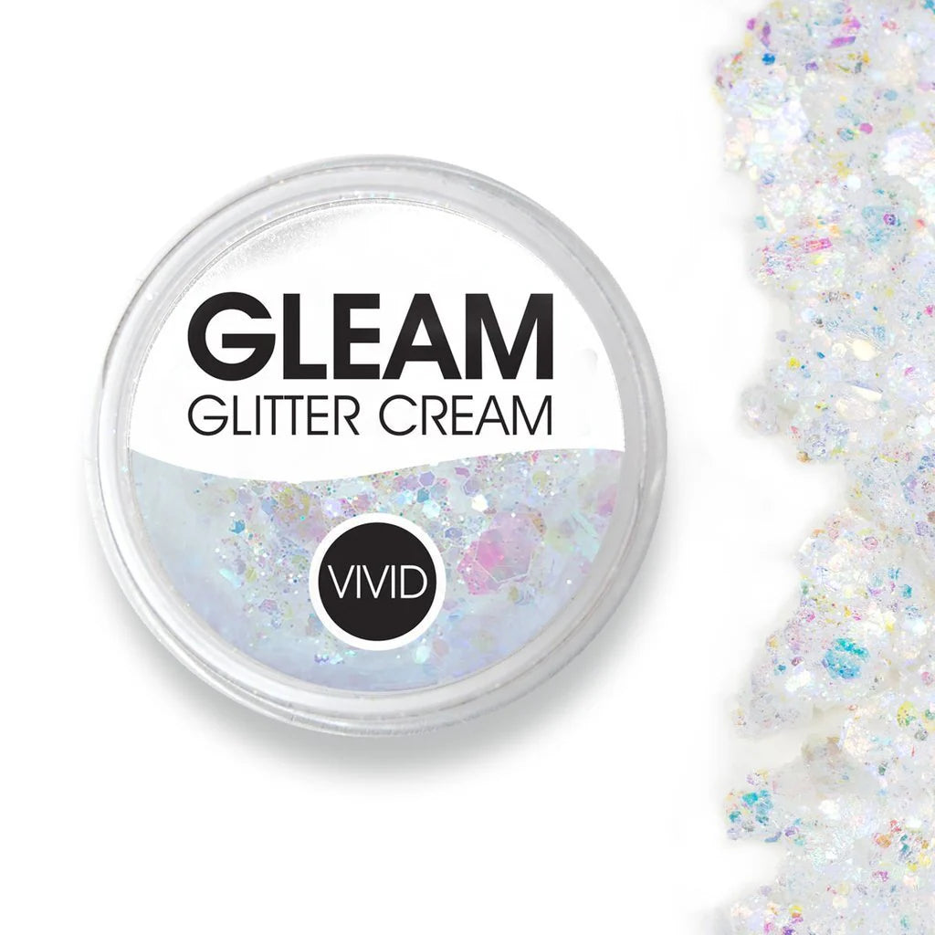 VIVID Glitter | GLEAM Glitter Cream | Purity - Chunky 7.5g Jar