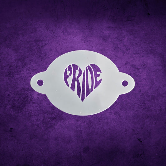 LOVE Face Paint | Pride Heart | Small Stencil